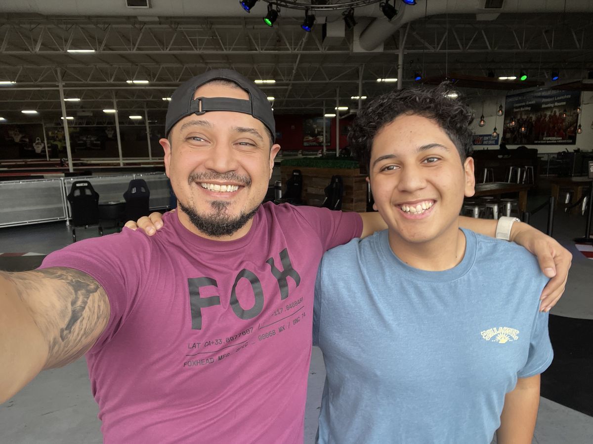 Daniel and his dad